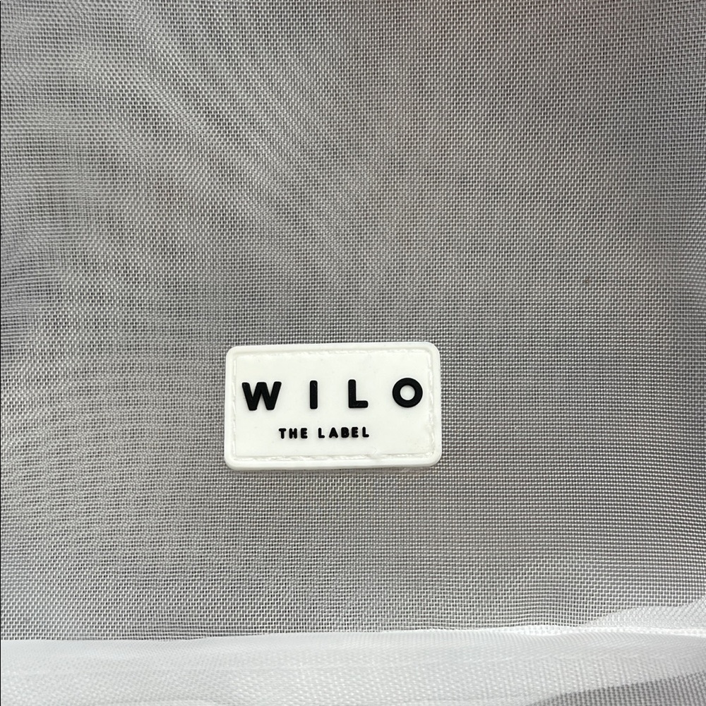 Wilo White Transparent Tote Bag - Picture 3 of 6